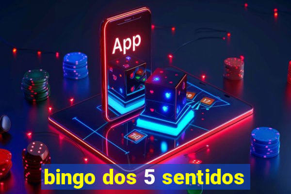 bingo dos 5 sentidos